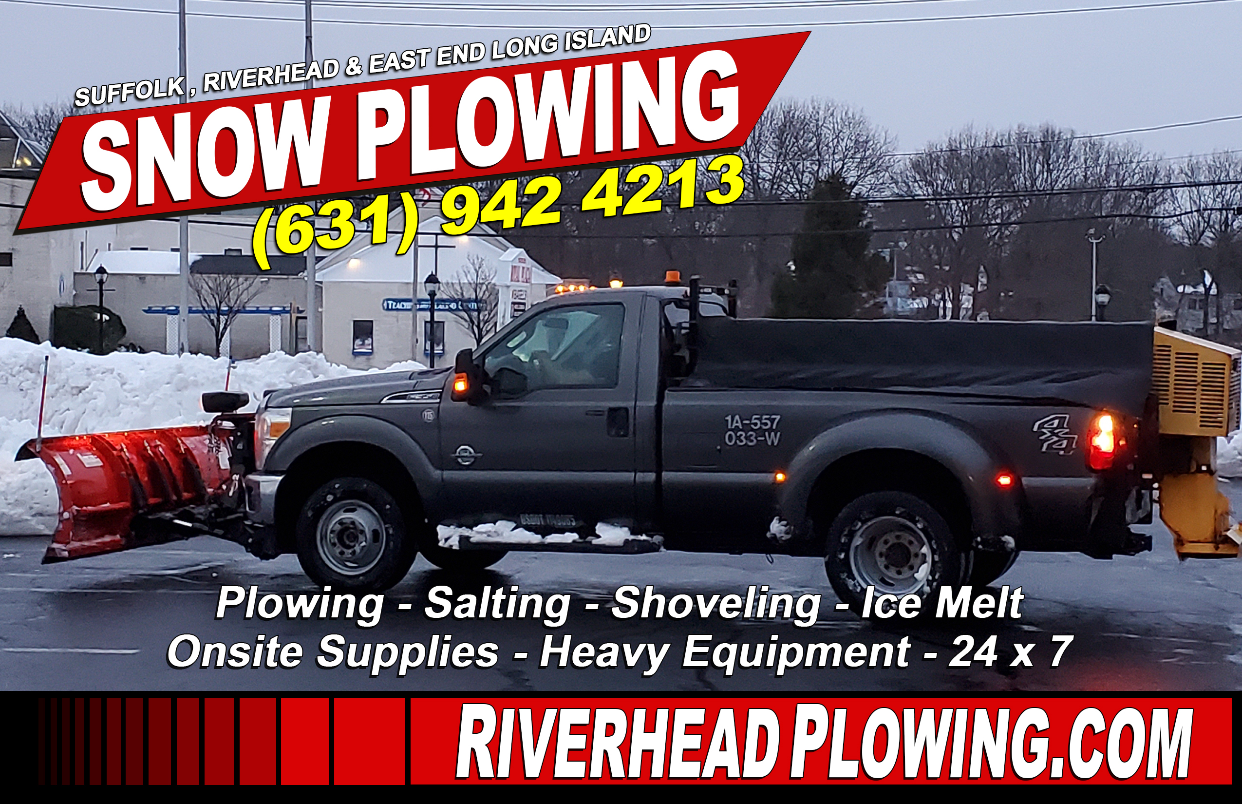 Snow Plowing Company in Riverhead Long Island East End